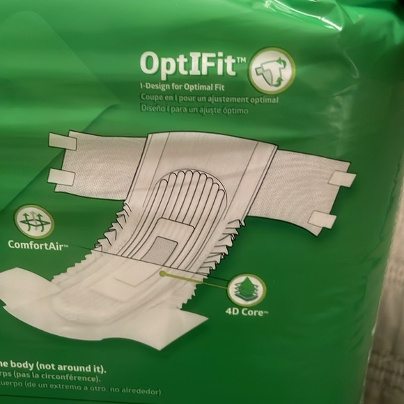 NWT FitRight OptIFit Briefs 20 Ct. Unisex Men or Women Disposable Underwear - Picture 6 of 14
